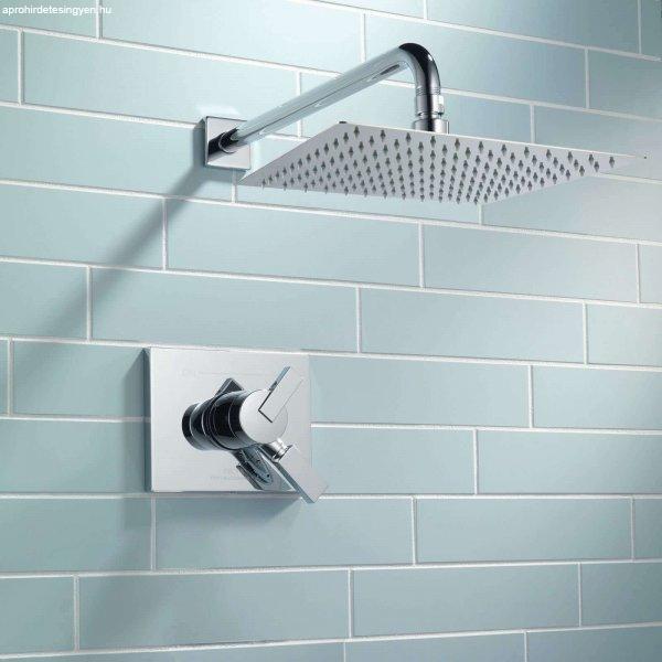 Esőzuhanyfej ultravékony négyzet alakú, 40x 40 cm, rozsdamentes acélból,
fényes felületű ezüst króm, vékony vastagság 2 mm