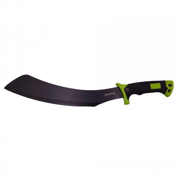 IdeallStore® machete, Vadász Büszkesége, 48 cm, rozsdamentes acél, fekete
szín, hüvelyt tartalmaz