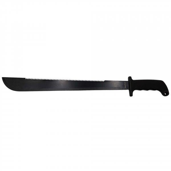 IdeallStore® kard, 60 cm, rozsdamentes acél, fekete, hüvely tartozik hozzá