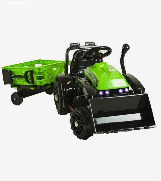 SZOMIK Elektromos Traktor Gyermekeknek TRAK-SX-2 - zöld