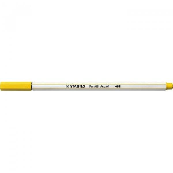 Ecsetirón, STABILO "Pen 68 brush", sárga