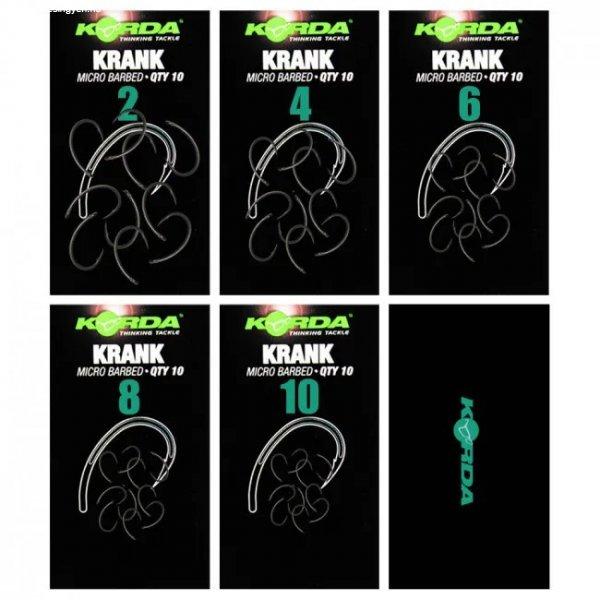 Korda Horog Krank Hook pontyos horog 6-os méret (KKR6)