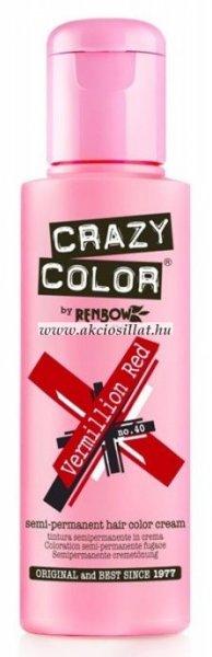 Renbow Crazy Color 40 Vermillion Red hajszínező 100ml