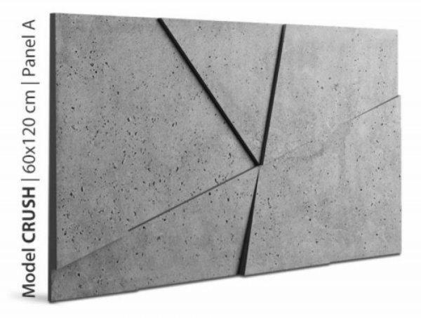 Loft Crush A falpanel beton falburkolat, modern design