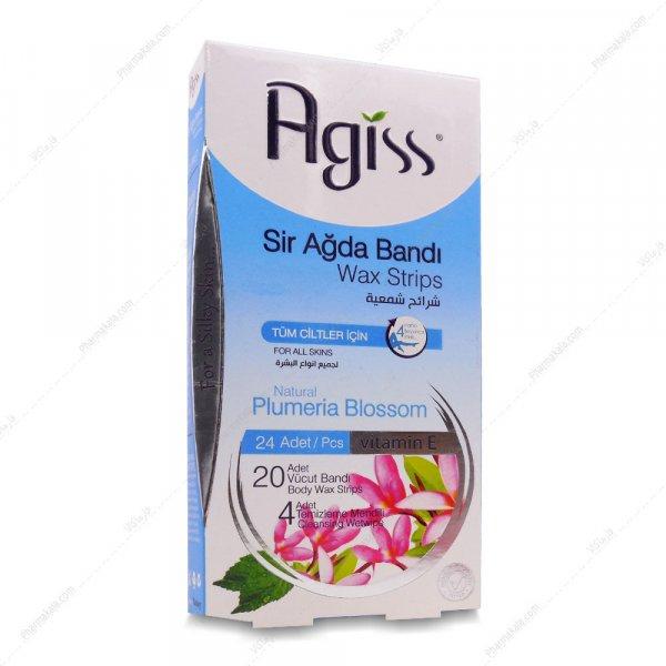 Agiss gyantacsíkok testre természetes plumeria virág kivonattal 24 db