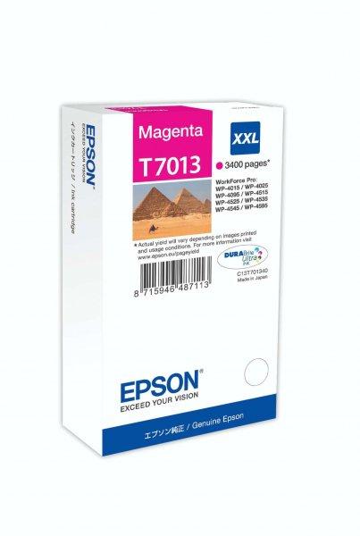 Epson T7013 Tintapatron Magenta 3.400 oldal kapacitás, C13T70134010