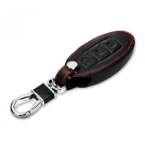 Nissan Car Key Case, 3 gombos, Eco-bőr, fekete, 43813.01