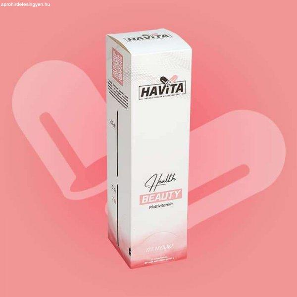 Havita Health Beauty multivitamincsomag – havi szépségvitamincsomag
hölgyeknek, 31×7 vitamin
