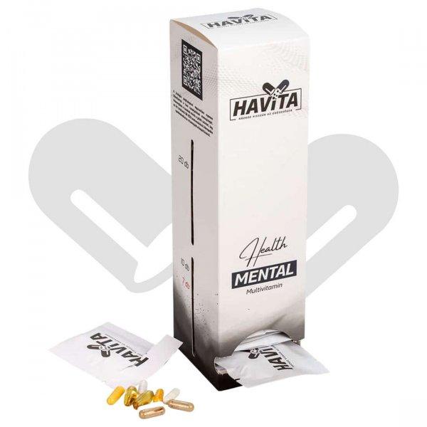 Havita Health Mental multivitamincsomag – havi vitamincsomag a szellemi
teljesítőképesség fokozásához, 31×9 vitamin