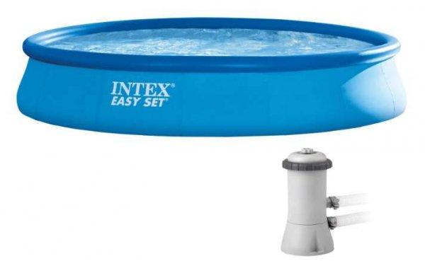 Intex EasySet 457x84cm felfújható Medence vízforgatóval (28158NP) #kék