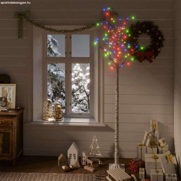 vidaXL bel-/kültéri fűzfa karácsonyfa 200 színes fényű LED-del 2,2 m