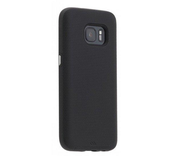 CASE-MATE TOUGH műanyag telefonvédő (szilikon belső, közepesen
ütésálló) FEKETE Samsung Galaxy S7 EDGE (SM-G935)