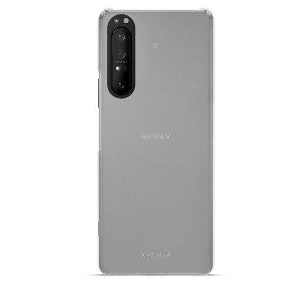 Műanyag telefonvédő (gumírozott) ÁTLÁTSZÓ Sony Xperia 1 II (XQ-AT5)