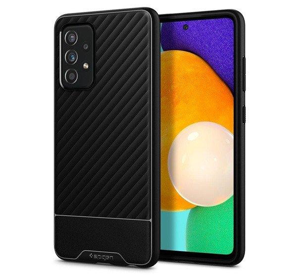 SPIGEN CORE ARMOR szilikon telefonvédő (közepesen ütésálló, kamera
védelem, csíkos minta) FEKETE Samsung Galaxy A72 4G (SM-A725F), Samsung Galaxy
A72 5G (SM-A726F)