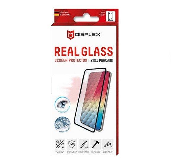 DISPLEX képernyővédő üveg (3D full cover, íves, tok barát, karcálló,
10H) FEKETE Samsung Galaxy S22 Plus 5G (SM-S906)