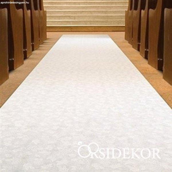 Bevonulási szőnyeg - vetex fehér esküvőre