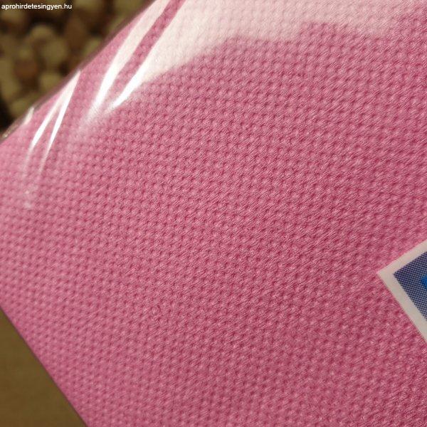 Textilhatású szalvéta, rózsaszín- mályva