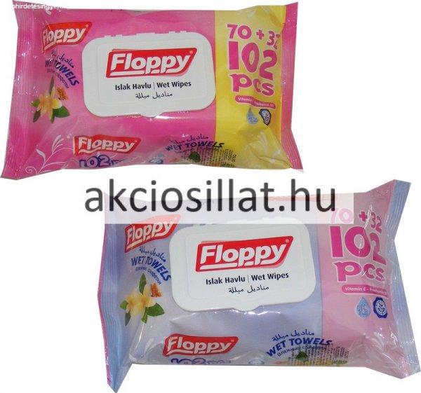 Floppy nedves törlőkendő 102db