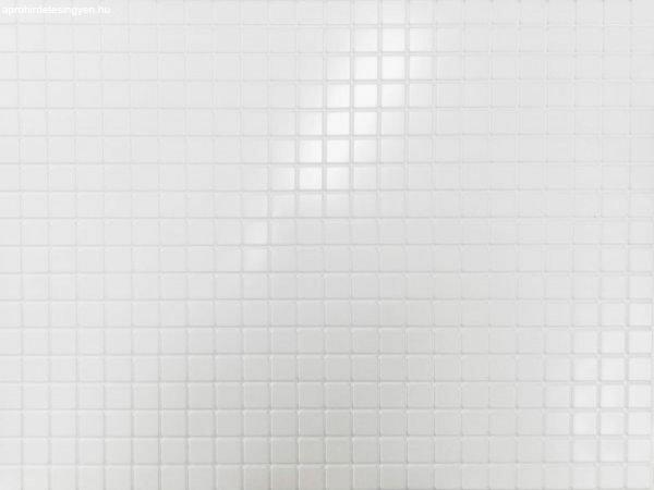 M-FLEX pvc fehér mozaik pvc falburkoló panel 0529-K01, vízálló