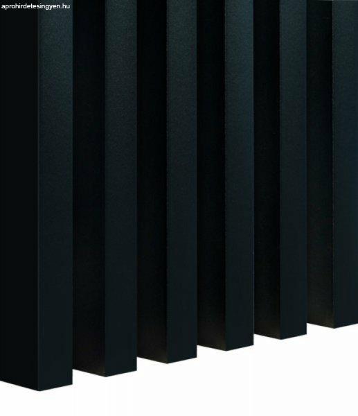 Fekete Lamella falburkolat - Black, dekorléc lamella (3x275cm)