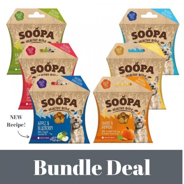 Soopa healthy bites vegán jutalomfalat banán és mogyoróvaj 50 g