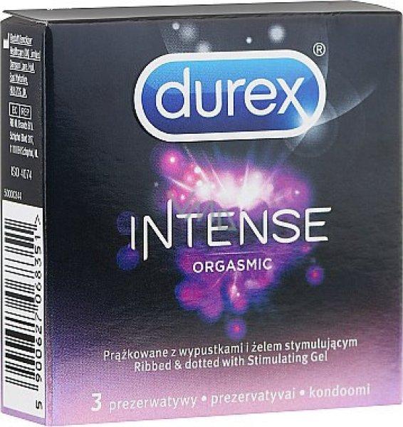 Durex Intense - bordázott és pontozott óvszer(3db) -