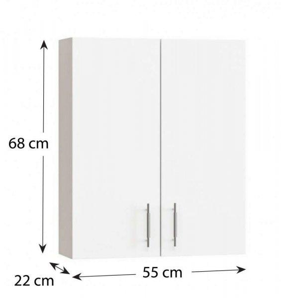 Verona fürdőszobai szekrény 55 cm fehér