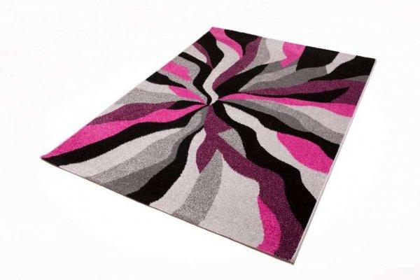 Barcelona D569A_FMF21 lila modern mintás szőnyeg 120x170 cm