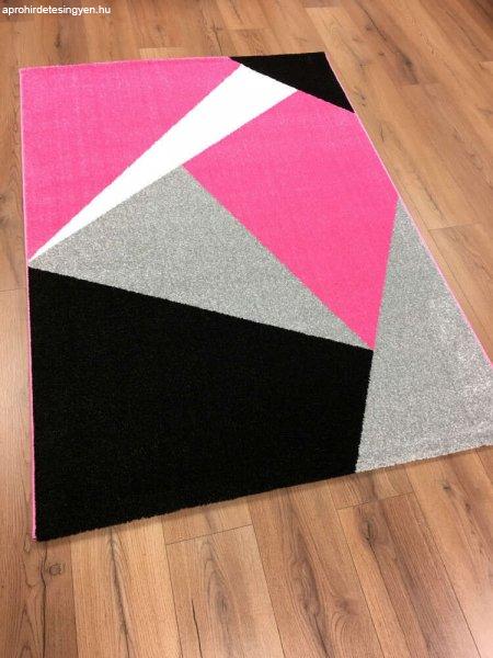 Barcelona 198 pink geometriai mintás szőnyeg 200x280 cm