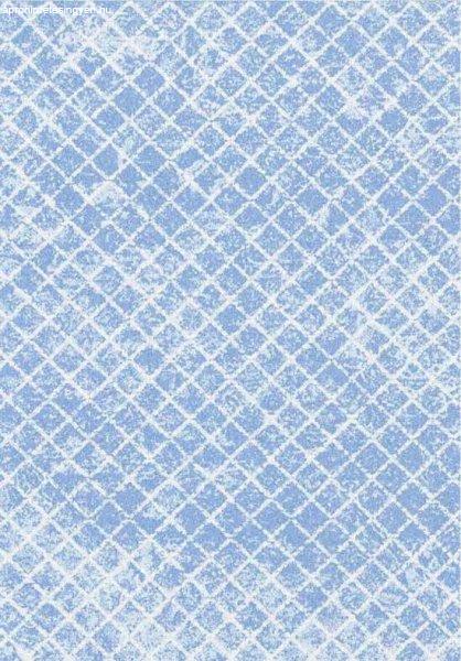 Passion D755A_SFI55 kék modern mintás szőnyeg 80x150 cm