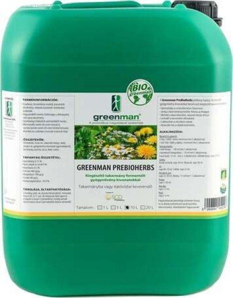 Greenaman PreBioHerbs kiegészítő takarmány gyógynövény kivonatokkal 10 l