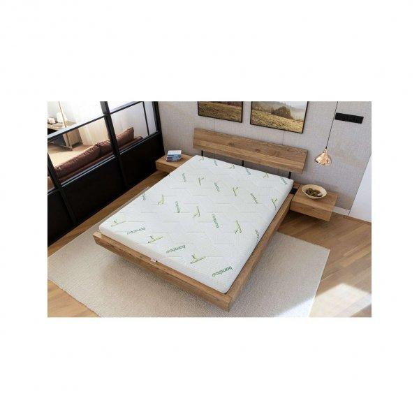 Best Sleep Ortopéd matrac, Bamboo Feel 19 cm, 80x190x19 cm, poliuretán hab,
megfordítható, levehető huzat, mosható, steppelt, bambuszszálas, kemény