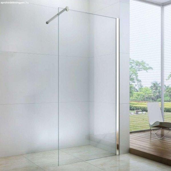 Mexen Walk-In Nano univerzális zuhanyfal 6 mm vastag vízlepergető biztonsági
üveggel, 190 cm magas