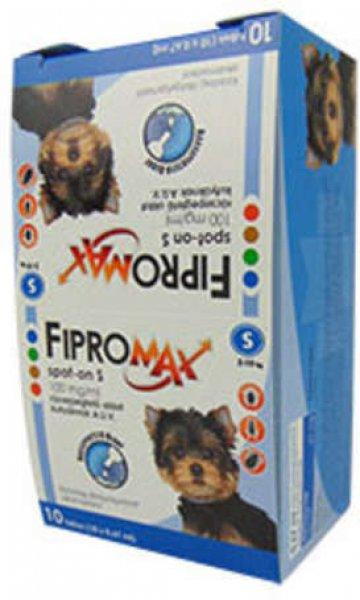 Fipromax spot-on kutyáknak (S; 2-10 kg) (10 pipetta)