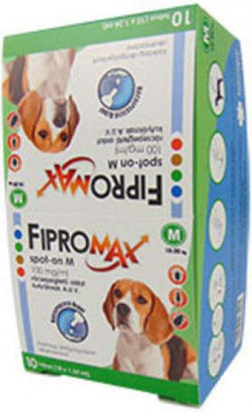 Fipromax spot-on kutyáknak (M; 10-20 kg) (10 pipetta)