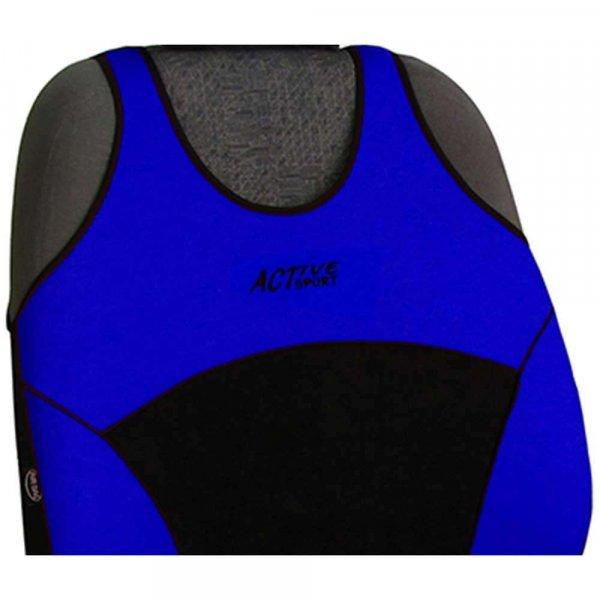 Univerzális Kék üléshuzat trikó Active Sport velúr/szövet