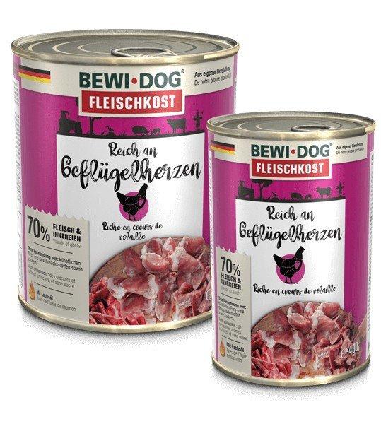 Bewi-Dog Színhús baromfiszívben gazdag 400 g 