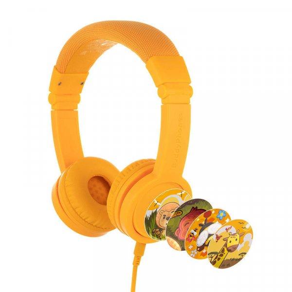 vezeték nélküli fejhallgató gyerekeknek Buddyphones Explore Plus (Yellow)