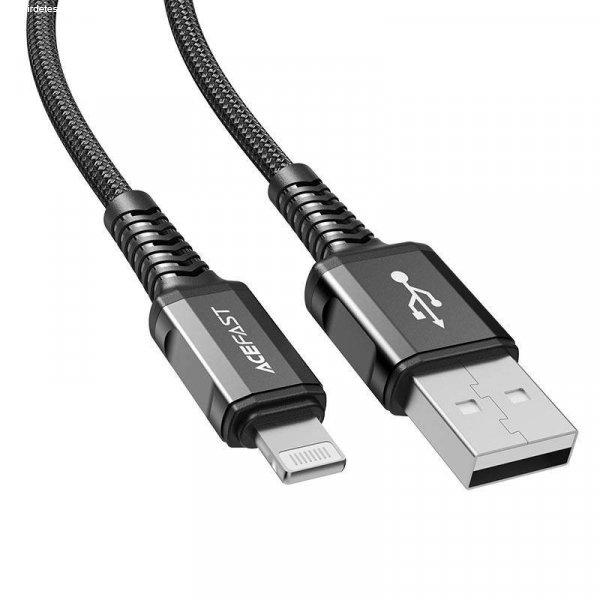 Acefast USB / USB-A / Lightning kábel (fekete)