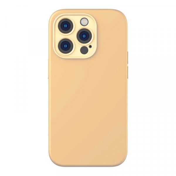 Baseus Liquid Silica iPhone 14 Pro Max Telefontok üvegfólia és tisztító
készlet (sárga)