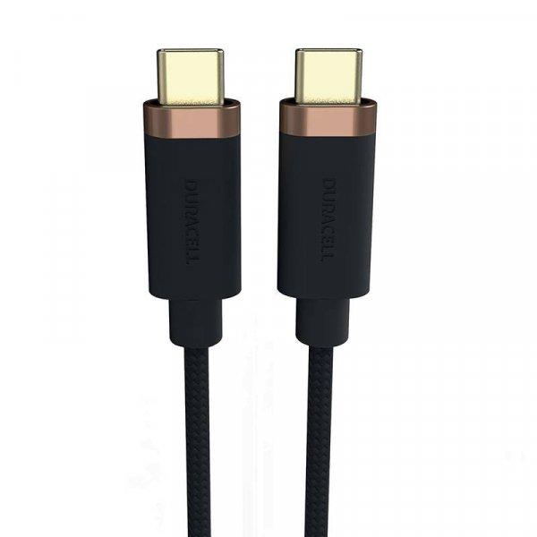 Duracell USB-C kábel for USB-C 3.2 1m (Black)