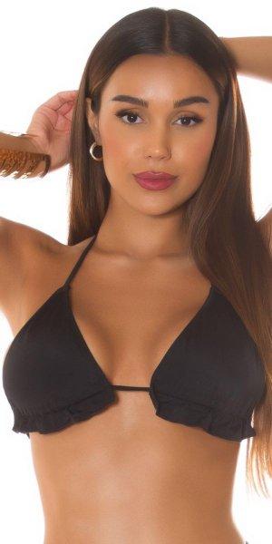  Bikini háromszög felső fekete S-XL méret 