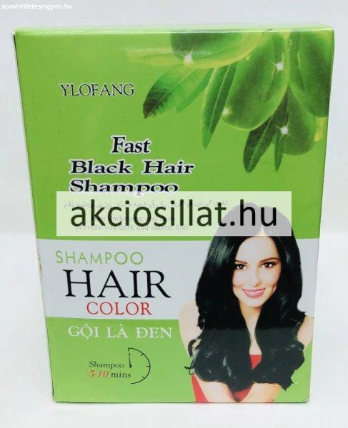 Ylofang haj színező sampon fekete 30ml