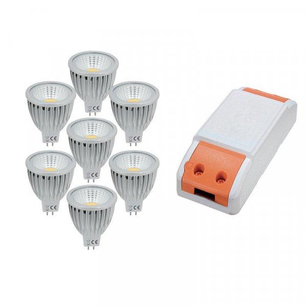 LED DRIVER 36W+ 7X LED3 5W 4000K MR16 99SET7LED572