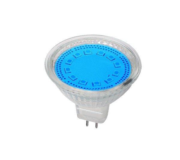 LED LÁMPA MR16 SMD2835 3W G5,3 12V 3000K KÉK 99LED603