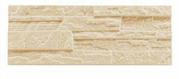 Falburkolat - Marbet Stone bézs kőhatású polisztirol falpanel (48,5x18cm)