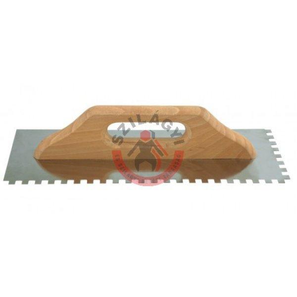 Fogazott glettvas 8x8 380x128mm