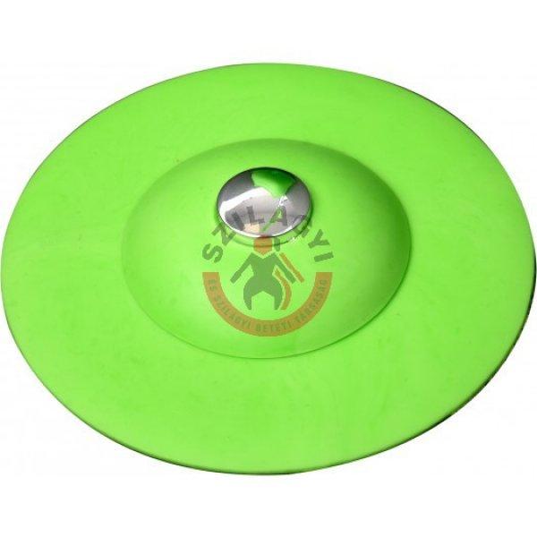 Univerzális mosogató dugó szilikonos zöld