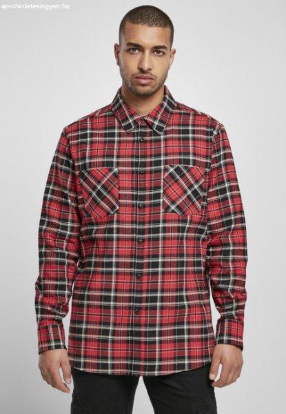 Urban Classics Checked Roots Shirt red/black