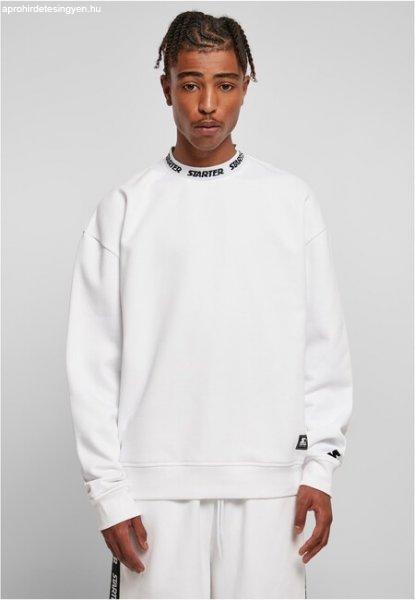 Starter Jaquard Rib Crewneck white